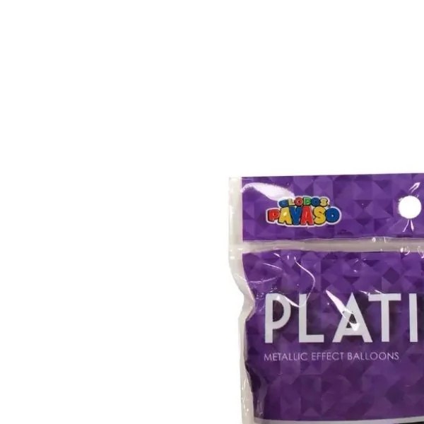 GLOBOS PAYASO PLATINUM 12 BOLSA C25 VIOLETA